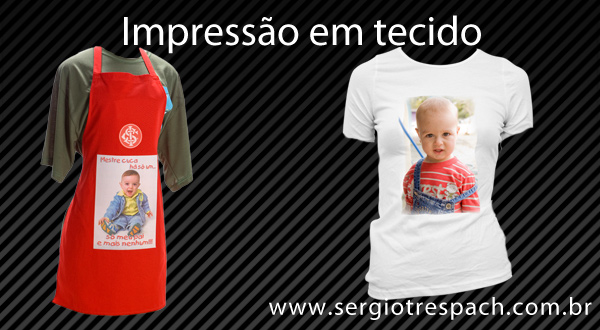 Aventais e camisetas personalizadas